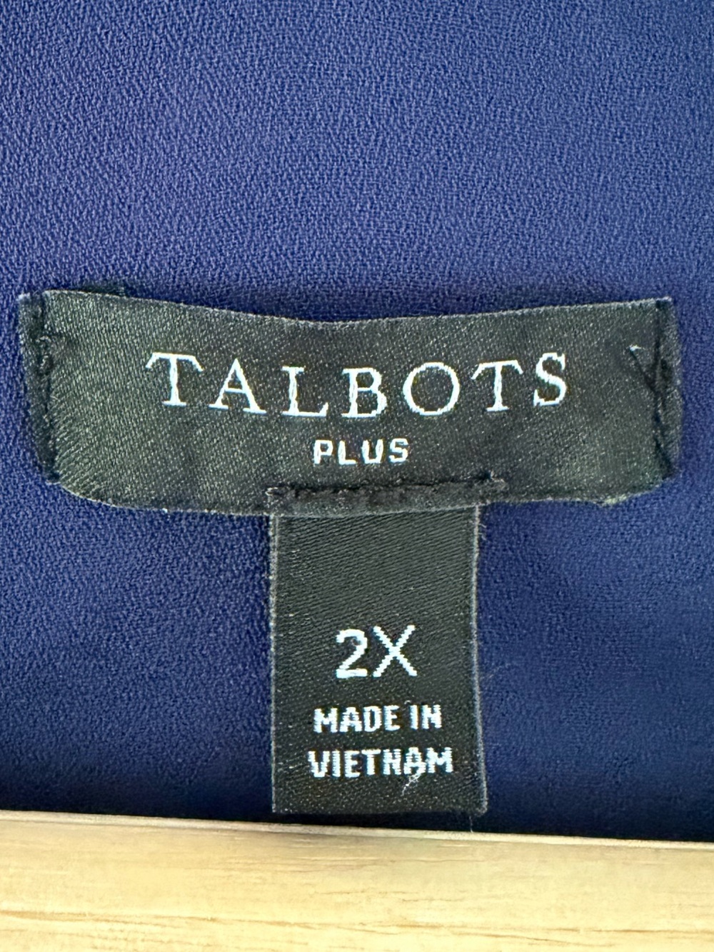 Talbots 2X Plus Multicolor Navy Blue Fit & Flare Starburst Floral Midi Dress - Picture 8 of 16